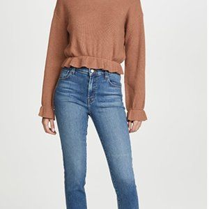 J Brand Ruby High Rise Crop Cigarette Jeans- Lovesick